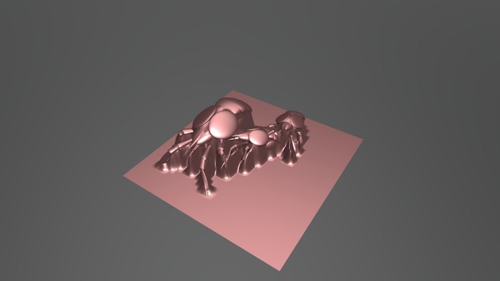 Small Coconut Crab 3D Model