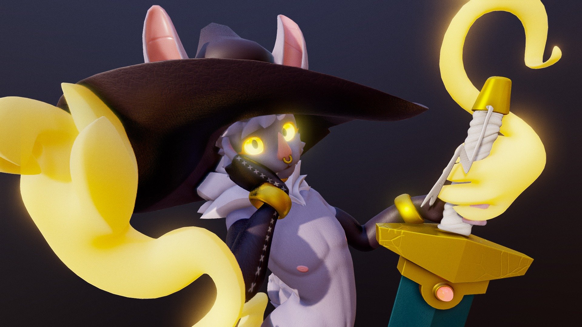 Sean The Bat - 3D model by L.u.X [e844a09] - Sketchfab