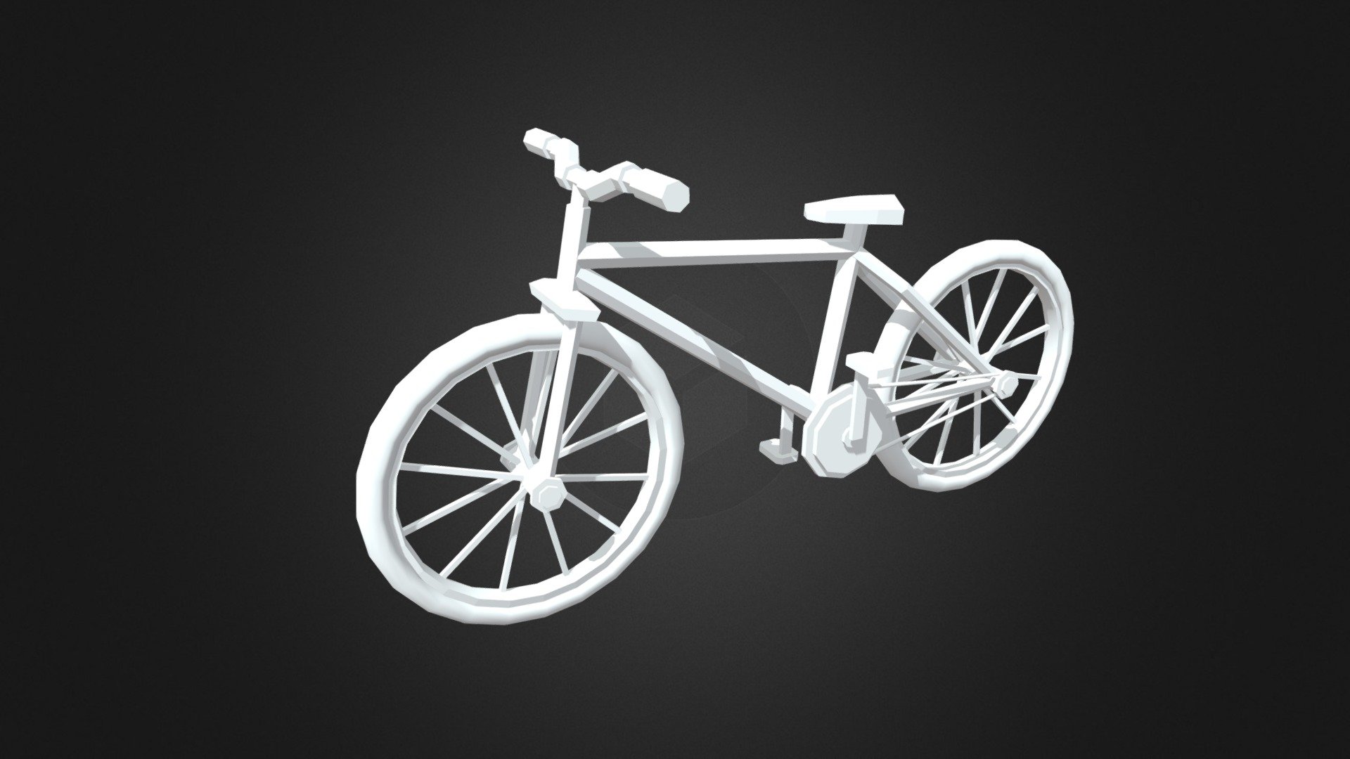 modelo 3d Bicicleta tándem de baja poli - TurboSquid 1483547