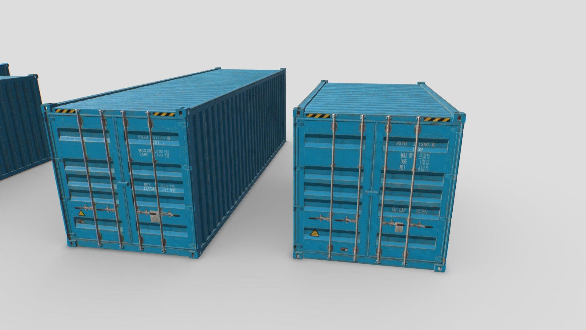 Ship Containers Set - Buy Royalty Free 3D model by 32cm [e845146 ...