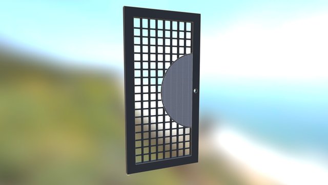 “The Beverly” Entry Gate 3D Model