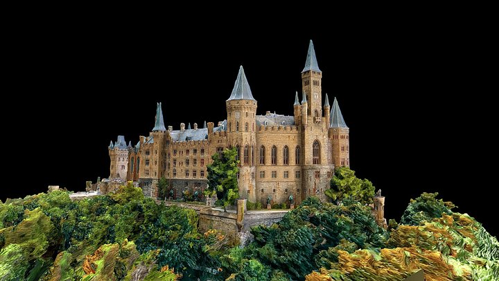 Hohenzollern Castle 3D Model