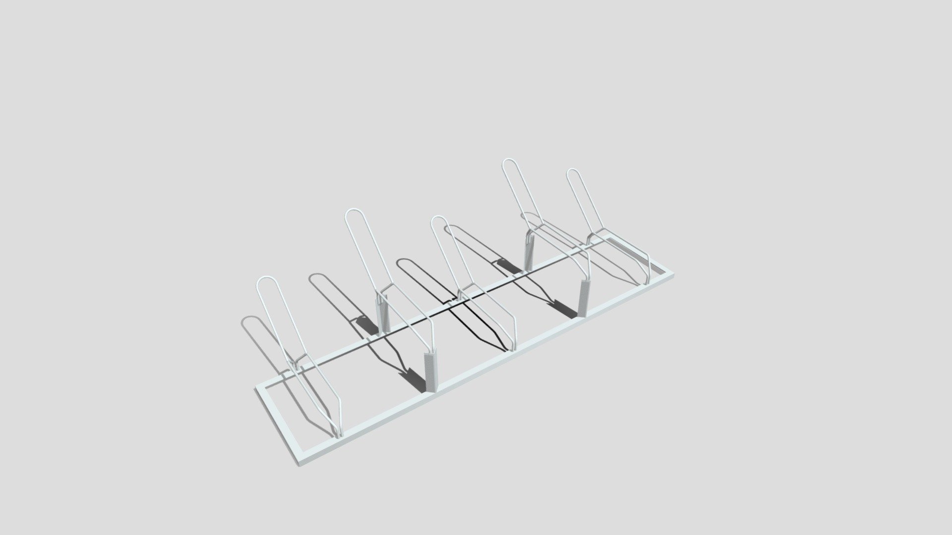 Cycle Rack 004 - 3D model by joepvdsteen [e84646d] - Sketchfab