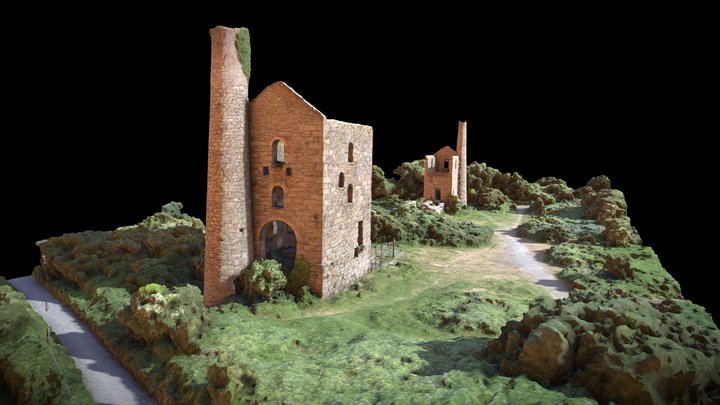 Fortescue Shaft Engine Houses, King Edward Mine 3D Model