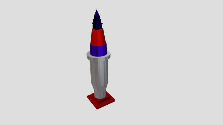 rocket missile 3D Model