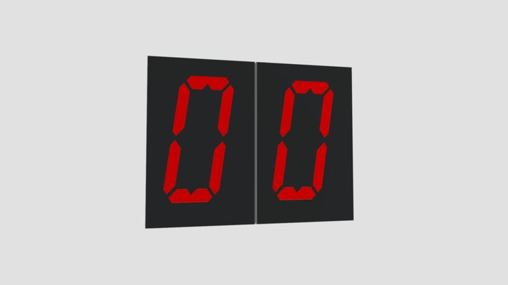 7 SEGMENT DISPLAY 3D Model