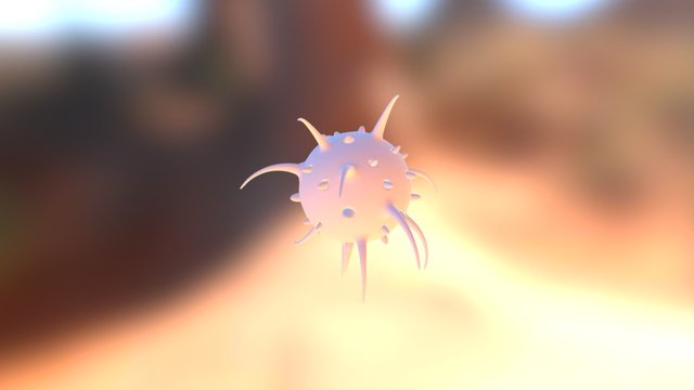 Puffer Virus 3D Model