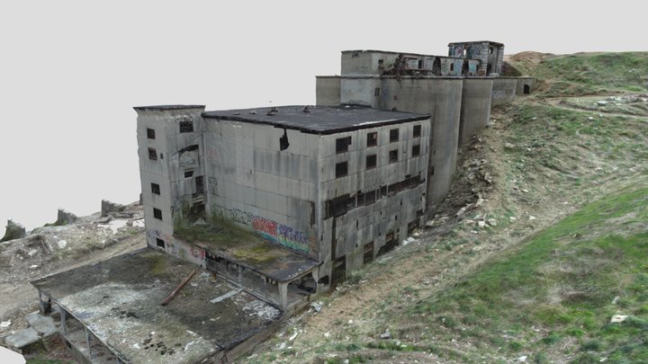 CementlandBuilding_Decimated2b 3D Model