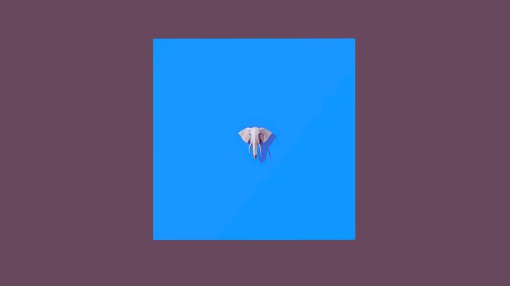 Elephant head 3D Model