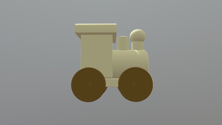 Toy Train - 3D 3D Model