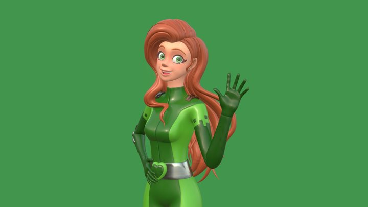 Totally Spies! Sam (Season 7) 3D Model