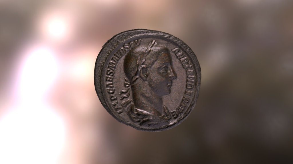 Roman Medallion of Emperor Severus Alexander