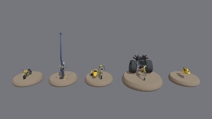5 Objects_XYZ_homework 3D Model