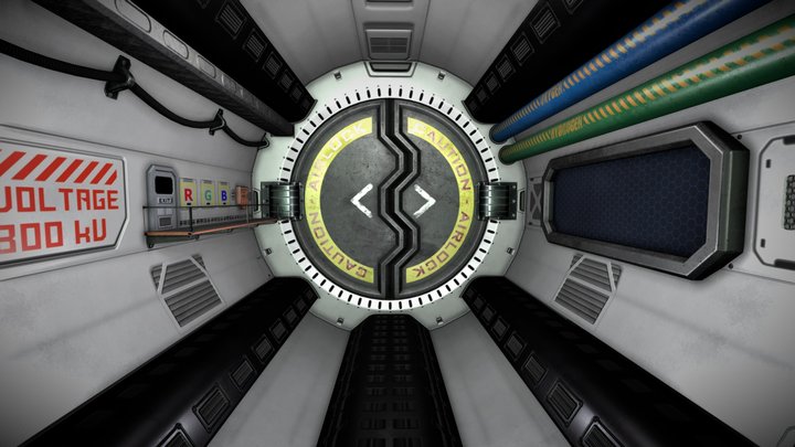 Hangar (Launcher Area) 3D Model