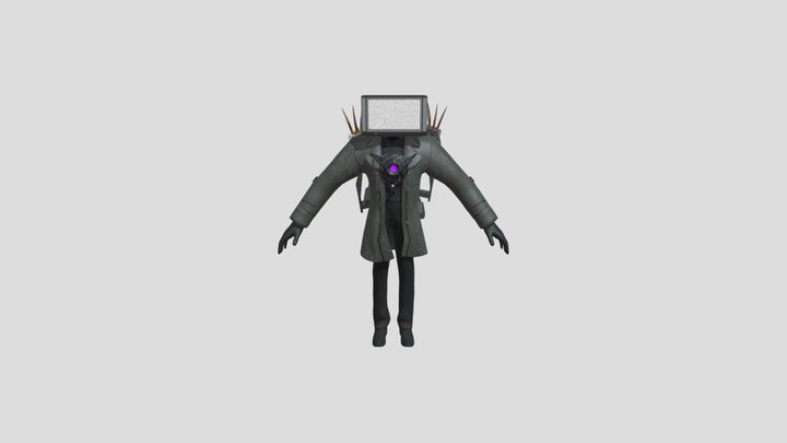 titan-tv-man 3D Model