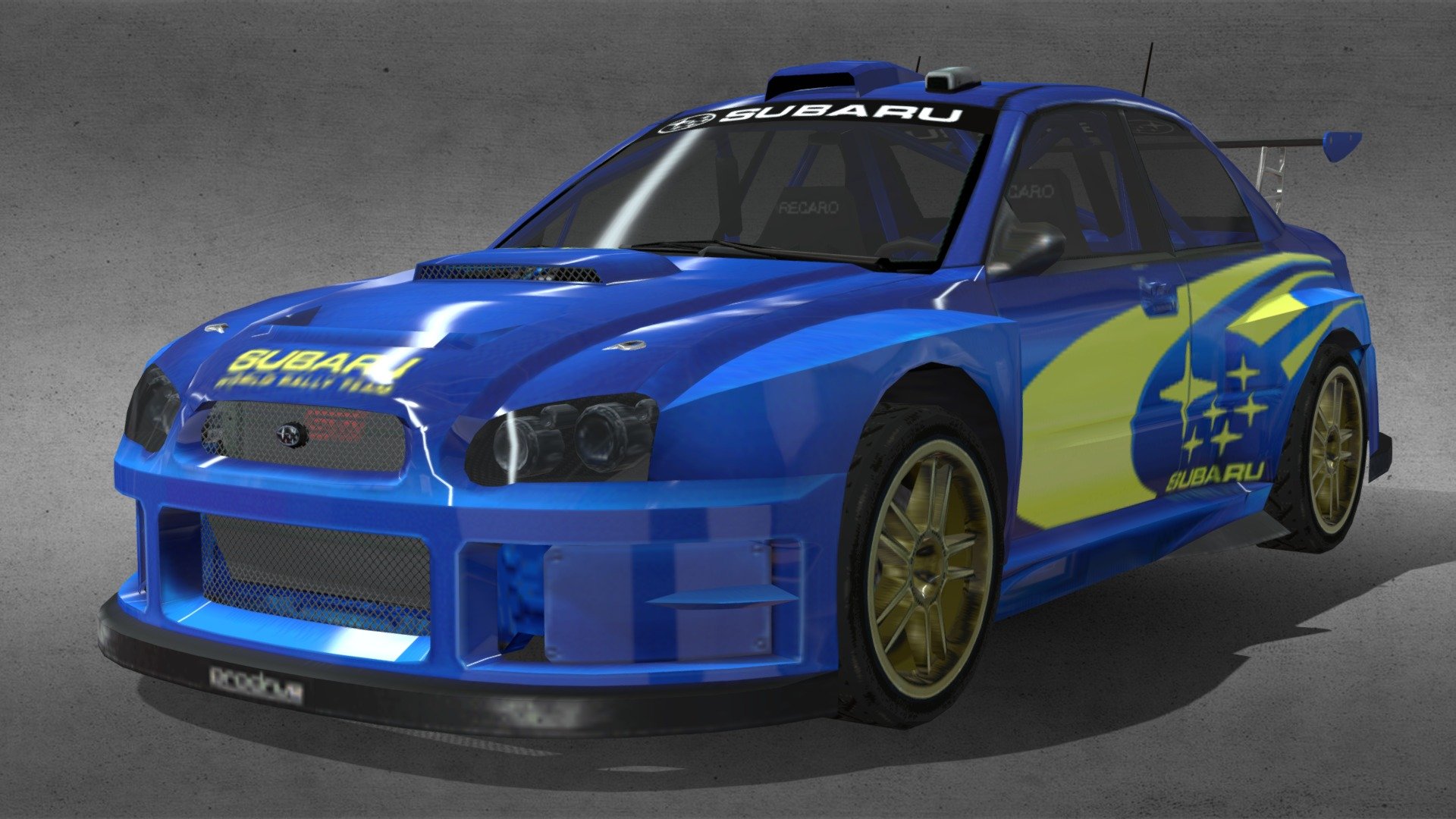2002 Subaru Impreza WRX STi Extreme - Download Free 3D model by
