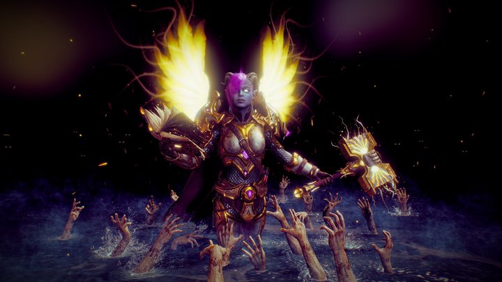 Protector of the Light 3D Model