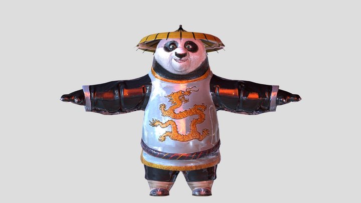 kung-fu-panda-po-dragon-warrior 3D Model