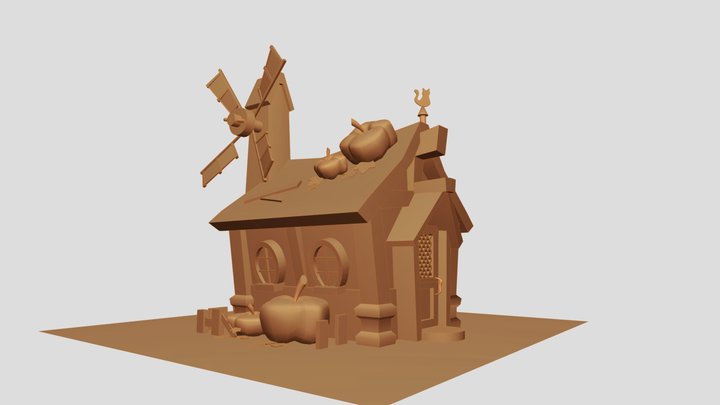 pumpkin house 3D Model