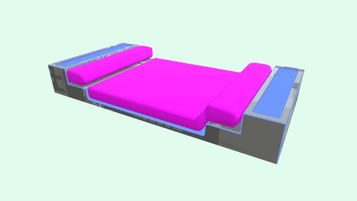 Electron Daybed (Decentraland) 3D Model