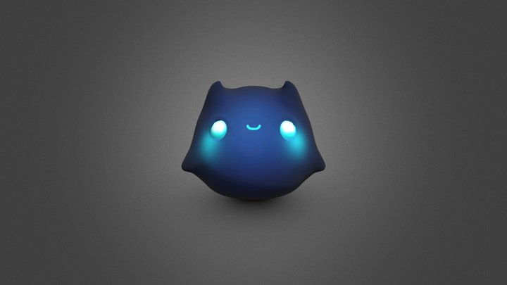 Smiling - Head up 3D Model