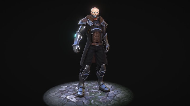 Heroes of Arca Faceless 3D Model