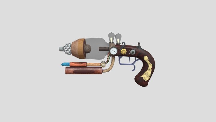 Steampunk_waffe 3D Model