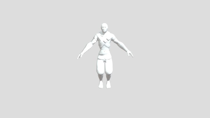 Rigging_ Ninja 3D Model