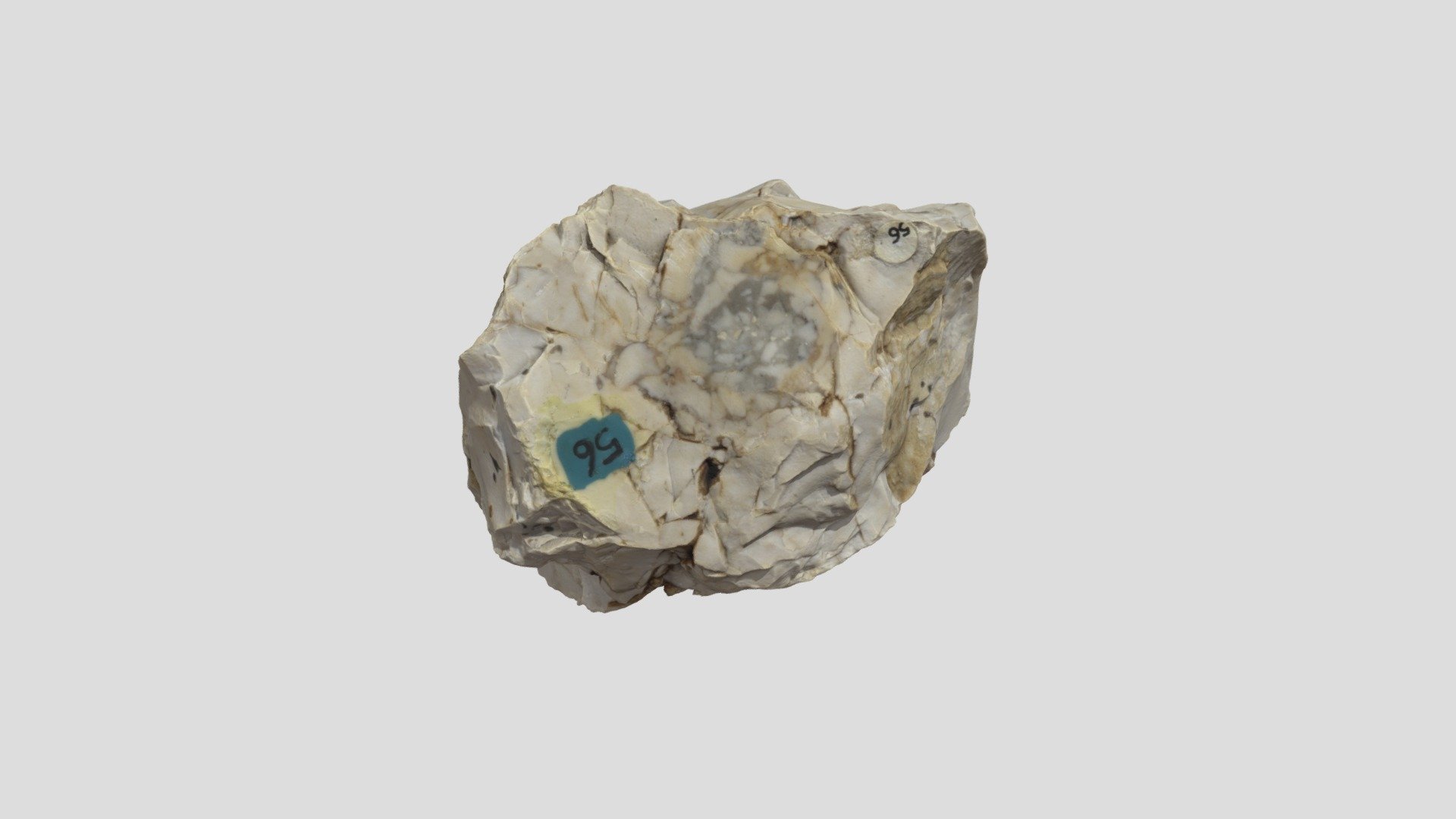 unknown sedimentary rock — Sketchfab embed 3D viewer