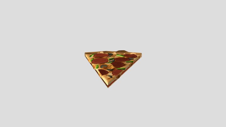 Supreme Pizza Slice - Rec Room 3D Model