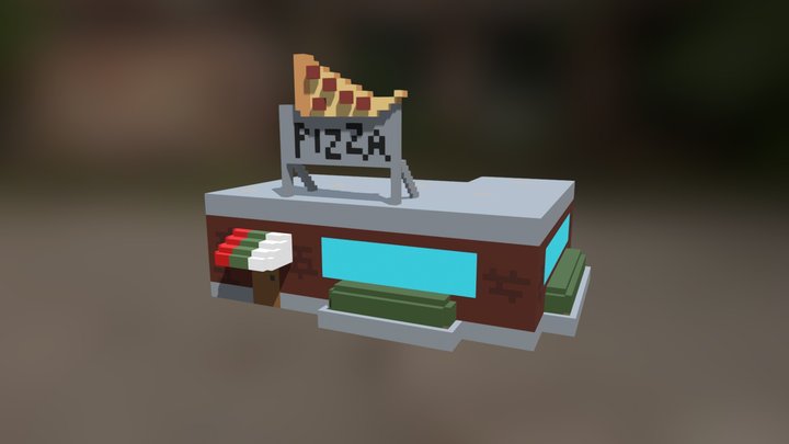 Pizza Shop 3D Model