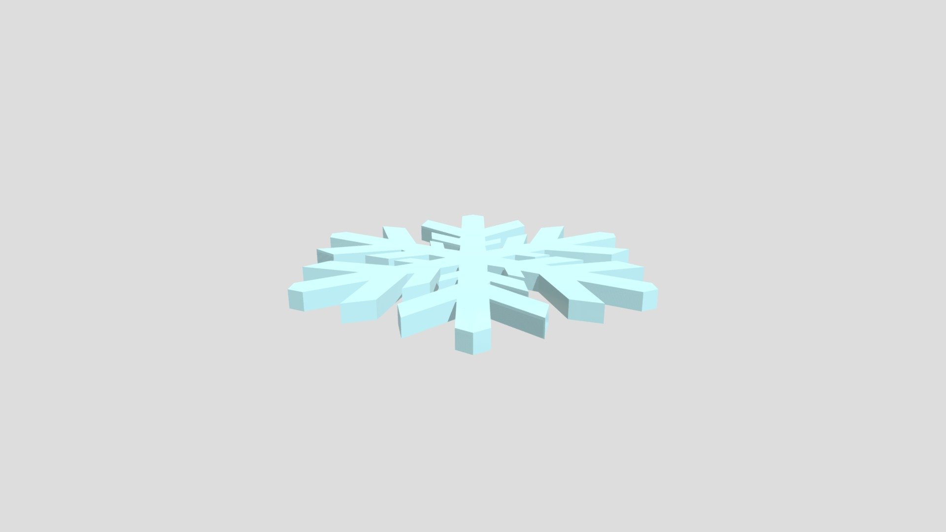 Snowflake - Download Free 3D model by Thanh Tri (@123ultrapromax ...