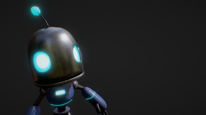 Robot Pack 2 - Sci-fi (UE4 Project Included) 3D Model