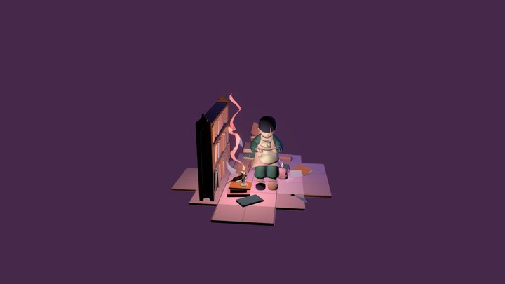 HW_5 XYZ School_ Painting 3D Model