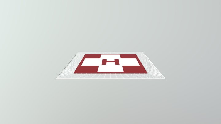 Hospital Helipad 3D Model