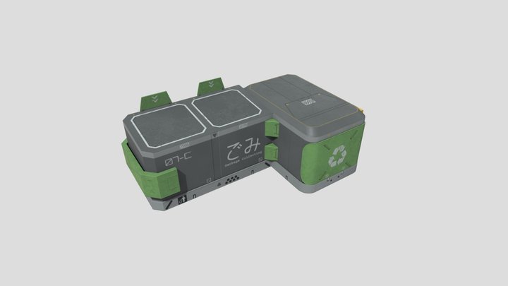 Trash container 3D Model