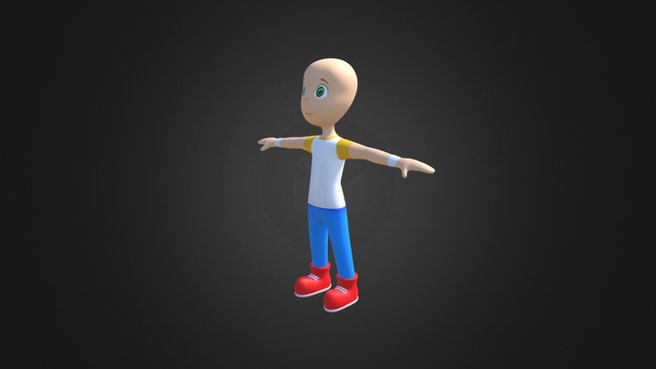 Boy Character 3D Model