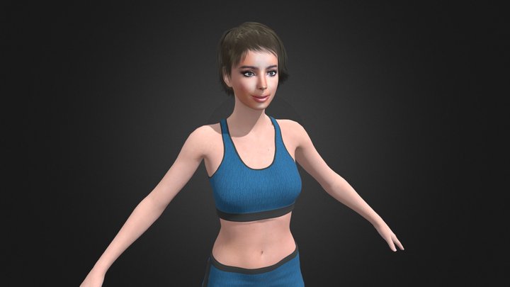 Anitta-daz 3D Model