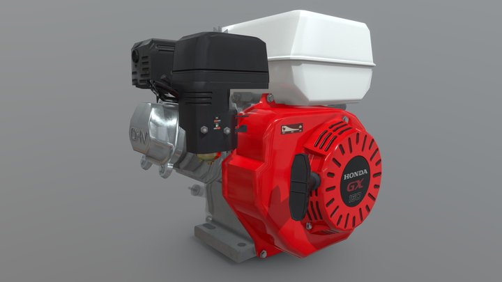 Honda GX160 Engine 3D Model