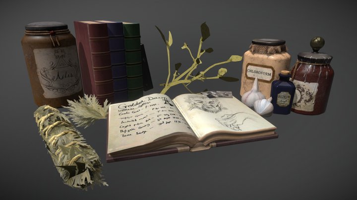 Liberation at Dawn Props 3D Model