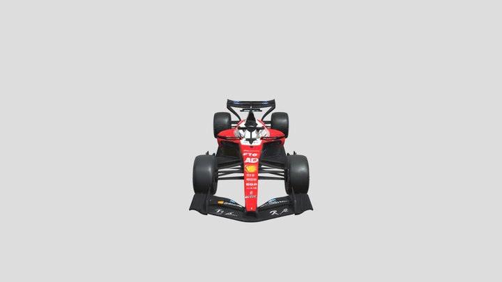 Formula 1 racing car 3D Model