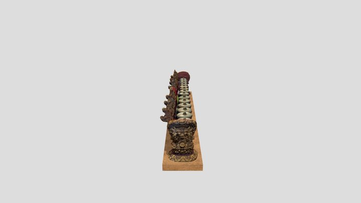 Kempur Panjang 3D Model