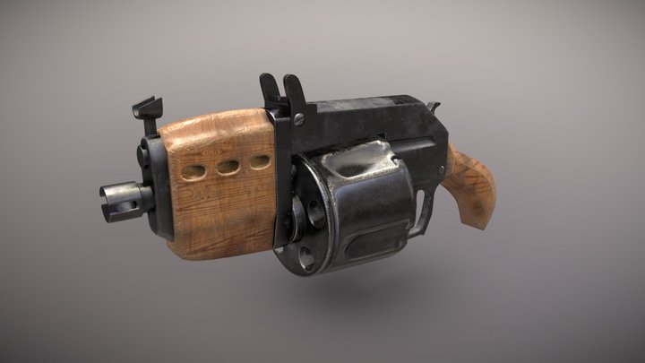 Mini-shotgun 3D Model