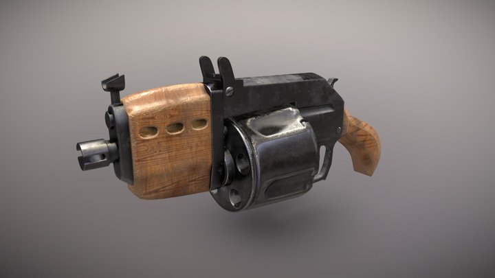 Mini-shotgun 3D Model