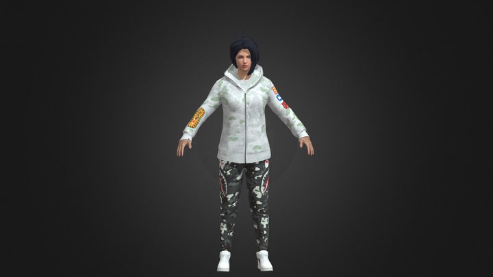 Pubg Pape Sta Mid 3D Model