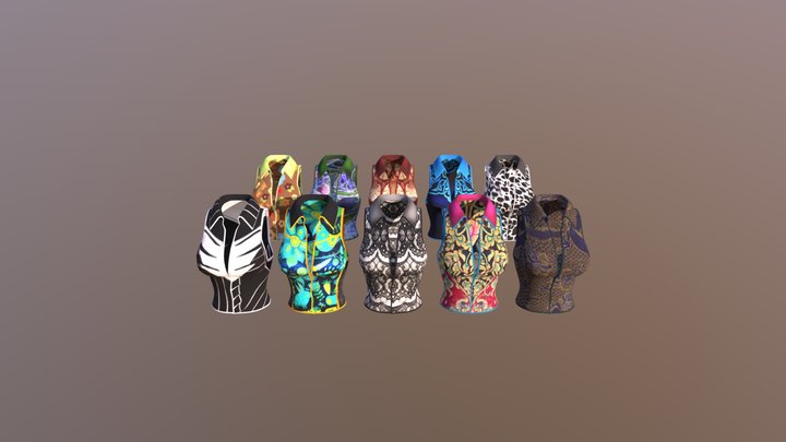 Cloth Pack Top Halter 01 – Free 3D Model STL