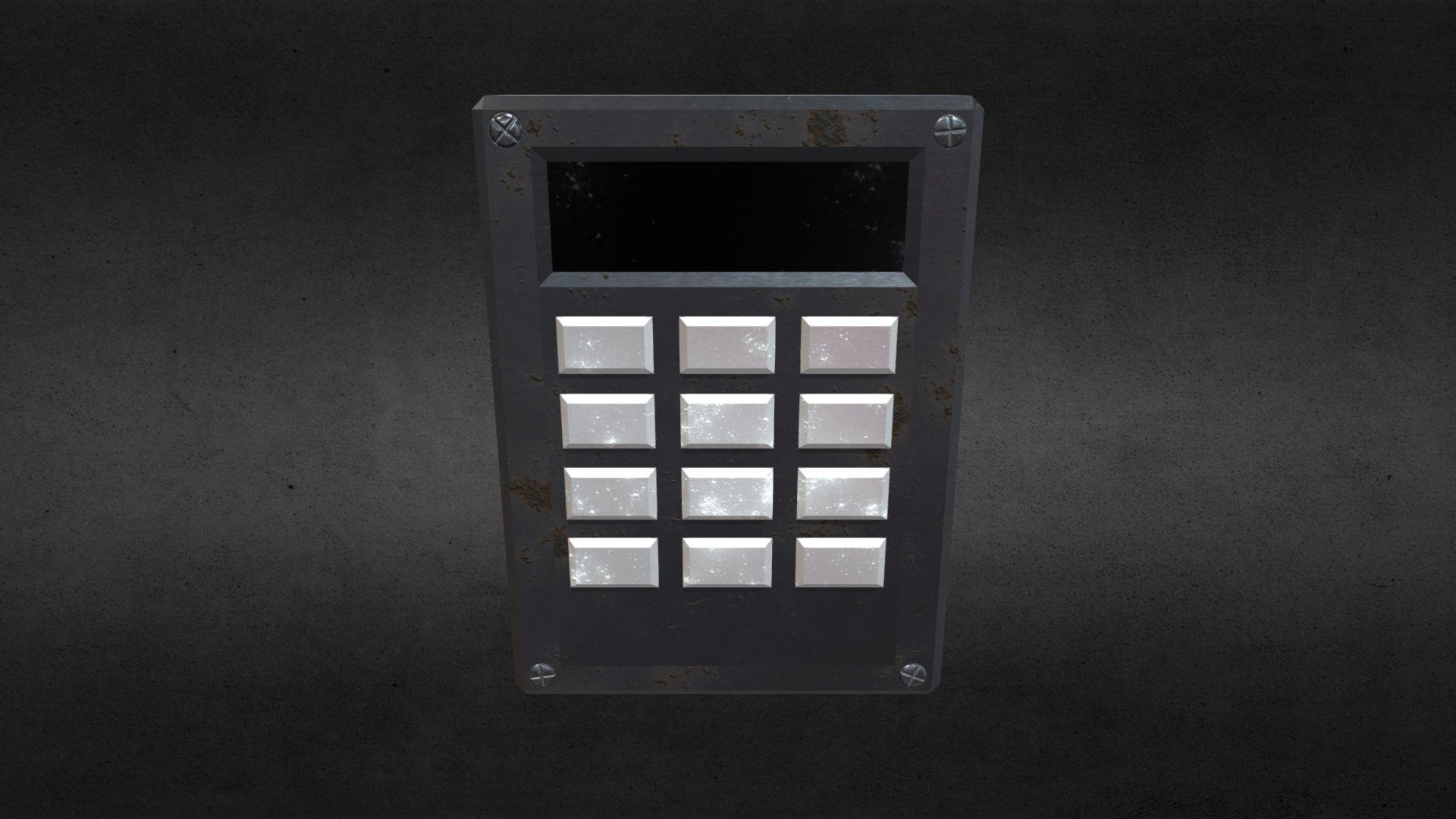 Codelock Low Poly 3D model by DayZHellRiderZ [e85bf50] Sketchfab