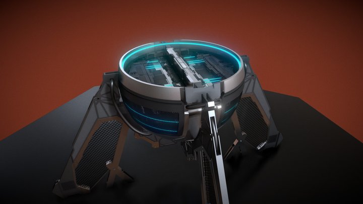 Spherical Drone B – Free 3D Model STL