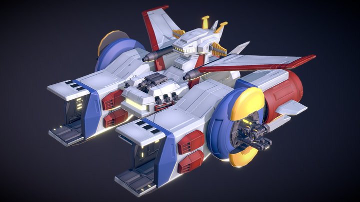 White Base (Weapons) 3D Model