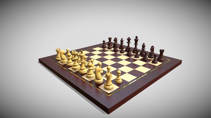 Chess Set – Free 3D Model STL